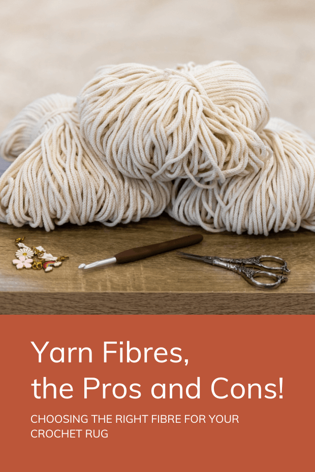 How to crochet a rug out of t-shirt yarn and twine so that it