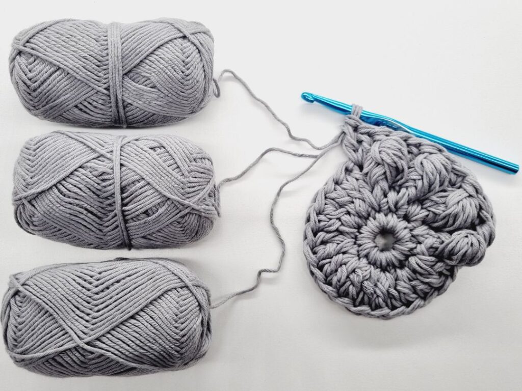 Crocheting with 3 strands of yarn