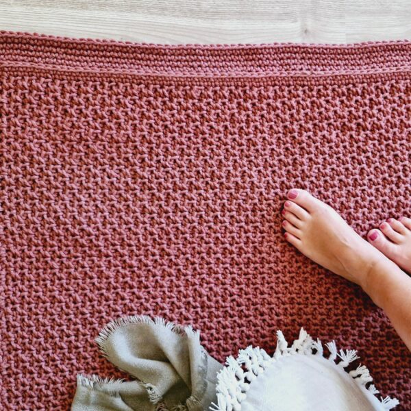 Crochet floor rug Harlo